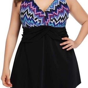 PERONA Women's Plus Size Swimsuits Shaping Body